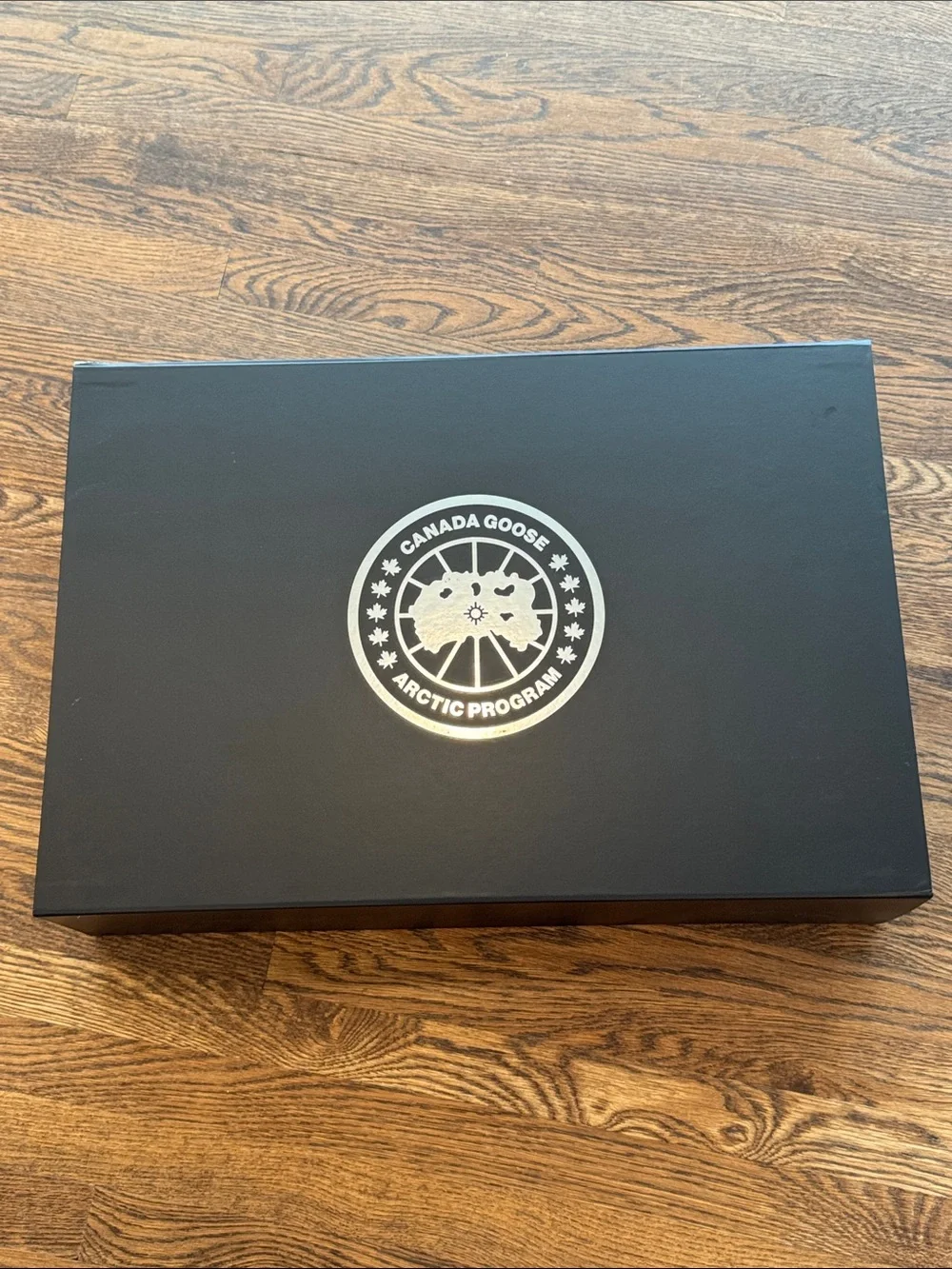 Canada Goose Snow Boot Box Black Box with Silver Logo